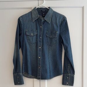 GAP Blue Denim Shirt with Pockets